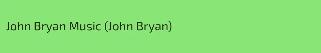 John Bryan Music (John Bryan)